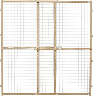 Adjustable Wire Mesh Pet Safety Gate, 29-50 Inches Wide