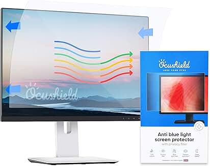 Premium 17" Anti Blue Light Screen Protector with Privacy Filter