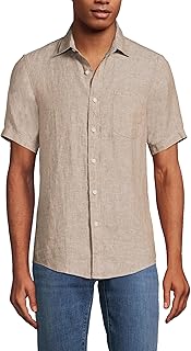 Men's Short Sleeve Seersucker Shirt