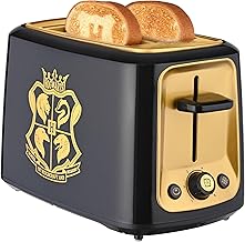 2-Slice Toaster with Hogwarts Crest and Glasses Design