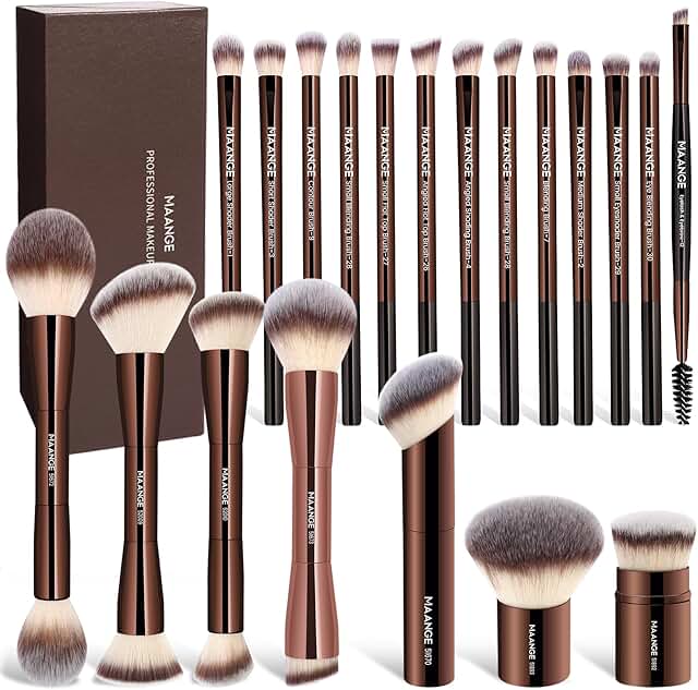 20-Piece Multi-Functional Makeup Brush Set with Gift Box