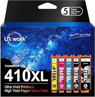 Remanufactured 410XL Ink Cartridge 5-Pack