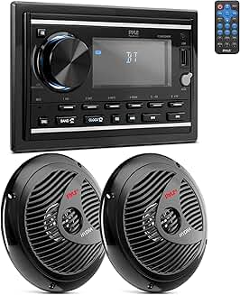 Marine Bluetooth Stereo Receiver with Speakers