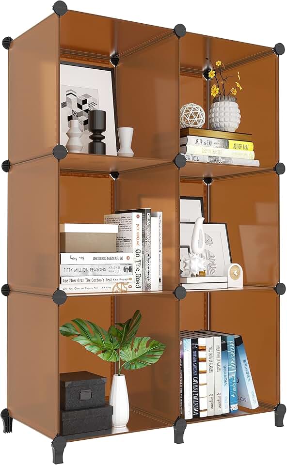 6-Cube Storage Organizer for Closet and Room