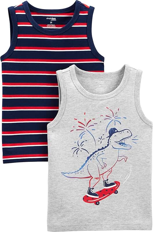 Baby Boys Muscle Tank Top Pack