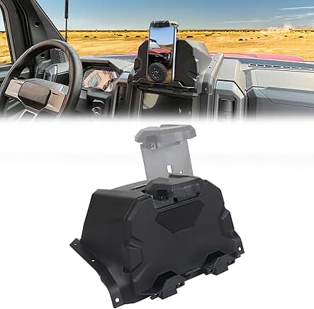Tablet and phone holder with storage for Polaris Xpedition 2024+