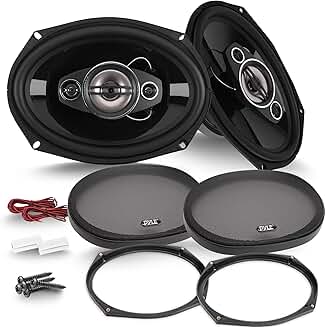 Pair of 6x9 and 7x10 4-Way Car Speakers