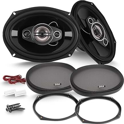 Pair of 6x9 and 7x10 4-Way Car Speakers