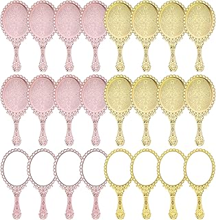 Set of 24 vintage handheld mirrors with handles