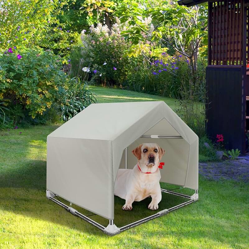 Outdoor Shade Shelter for Medium Dogs and Pets