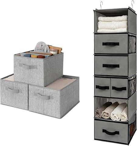 Granny Says Hanging Clothes Organizer and Storage Containers