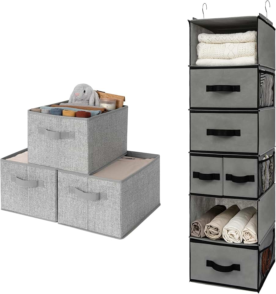Granny Says Hanging Clothes Organizer and Storage Containers