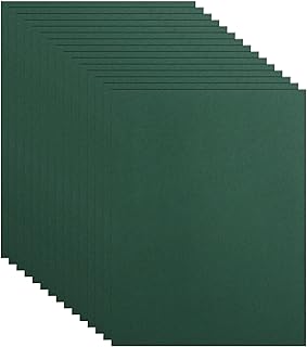 Dark Green Cardstock, 100 Sheets, 8.5x11, 75lb