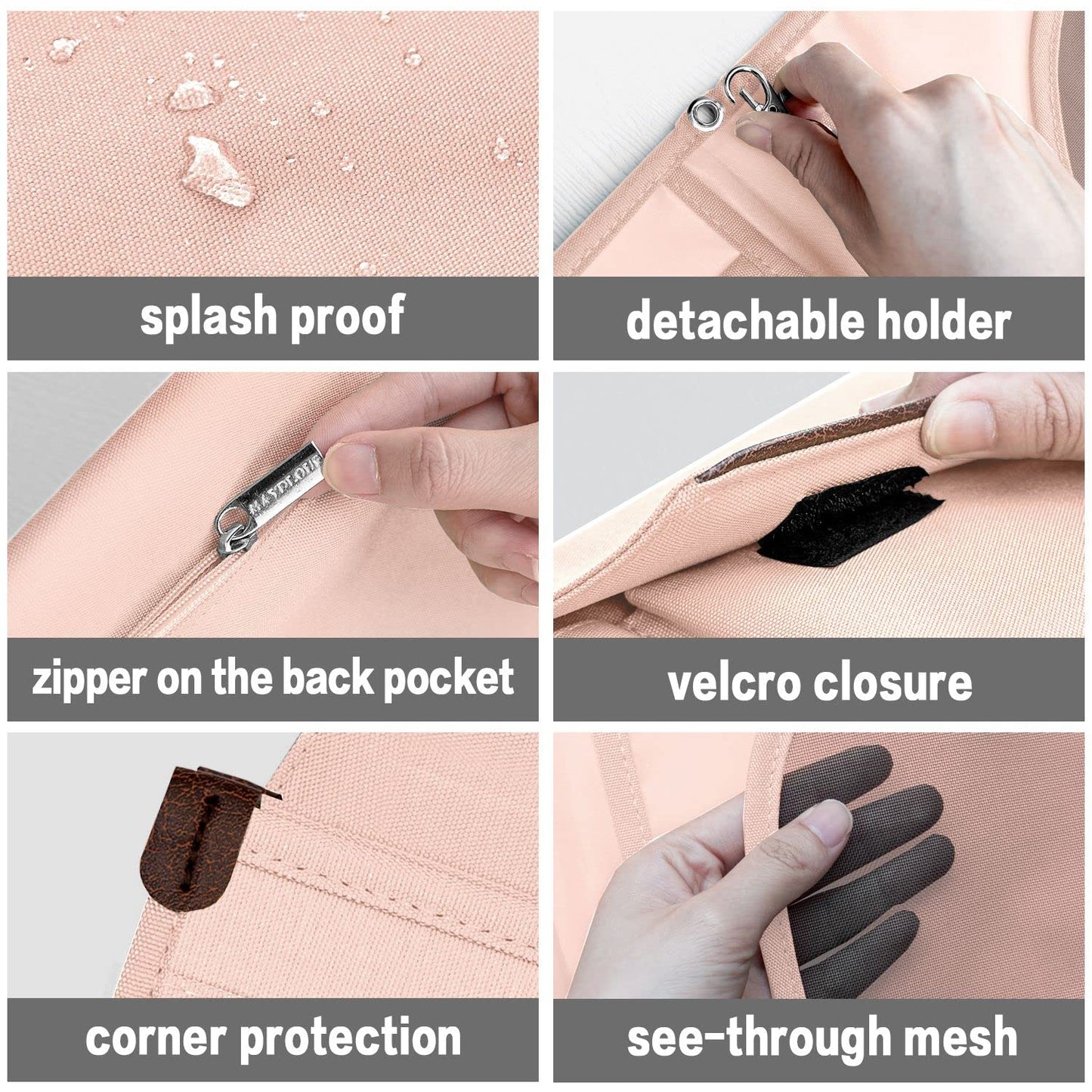 Pink A5 Conference Folder and Organizer Bag