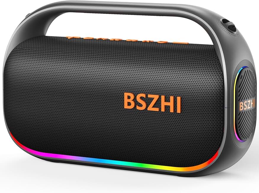 Portable 80W Waterproof Bluetooth Speaker with Light