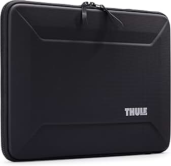 Sleeve for 16-inch MacBook with rigid exterior and padded interior