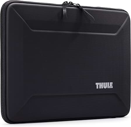 Sleeve for 16-inch MacBook with rigid exterior and padded interior