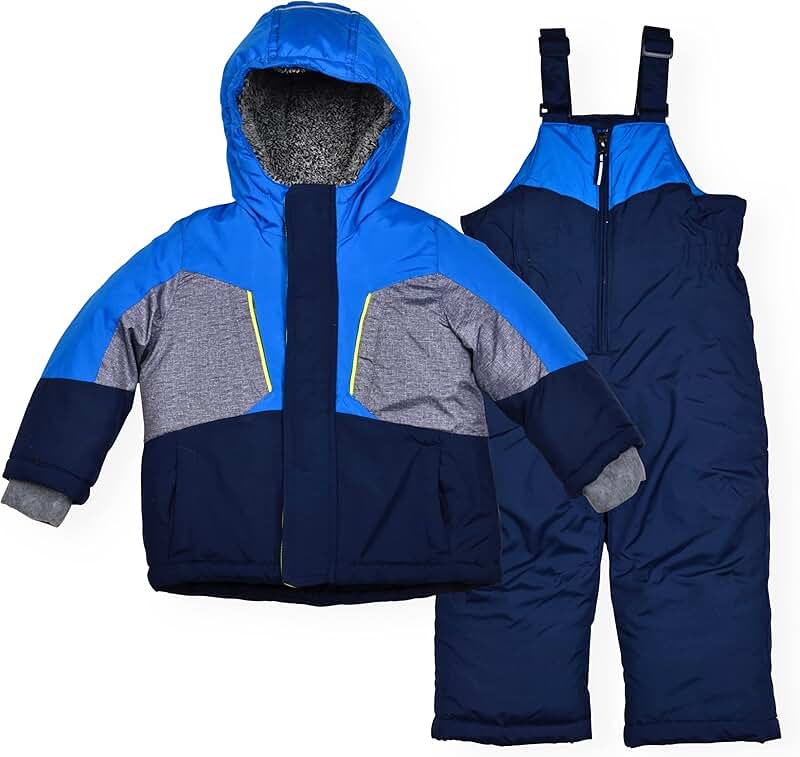 Boys Ski Jacket and Snowbib Set for Kids