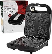 Mini Electric Pizzelle Cookie Maker for Holidays and Parties