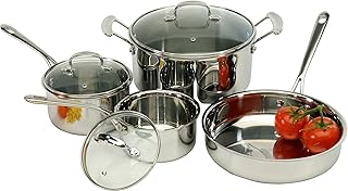 Tri-Ply Cookware Set, 14 x 10 x 7.2