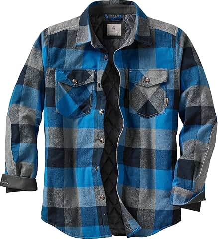 Men's Heavyweight Quilted Shirt Jacket