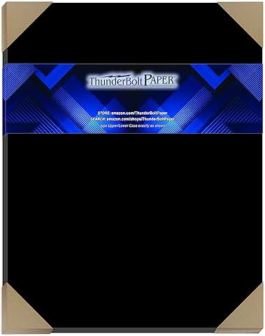 15 Black Smooth Card Sheets, 11x14 inches