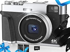 48MP 4K Digital Camera with 16X Zoom and Flash