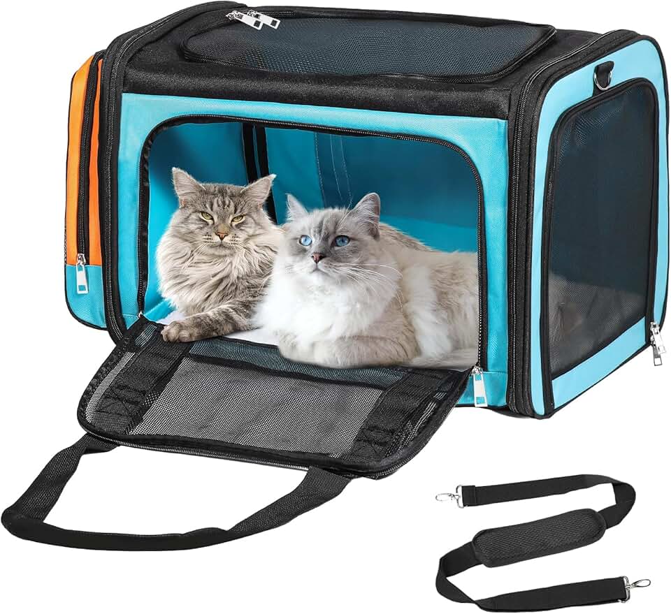 Large Soft Cat and Small Dog Carrier for Travel