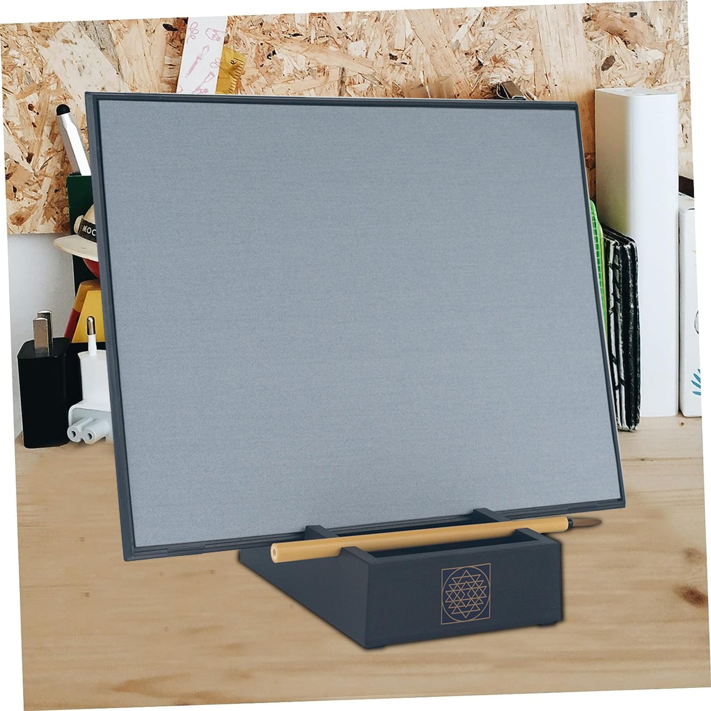 Water Drawing Set with Wooden Stand and Brush
