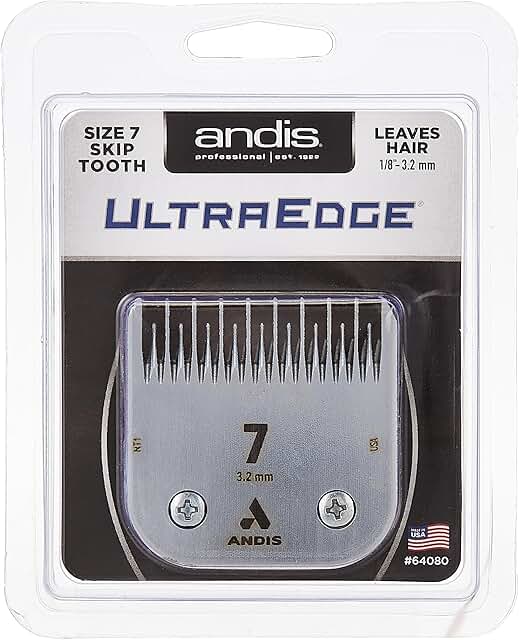 Ultra Edge Dog Clipper Blade with Size-7 Skip Tooth