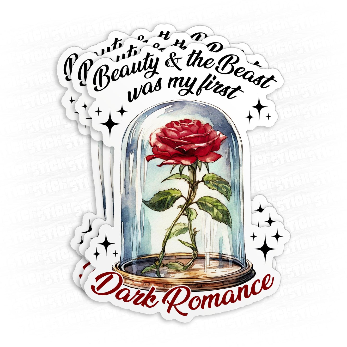 Beauty and The Beast Dark Romance Sticker Set