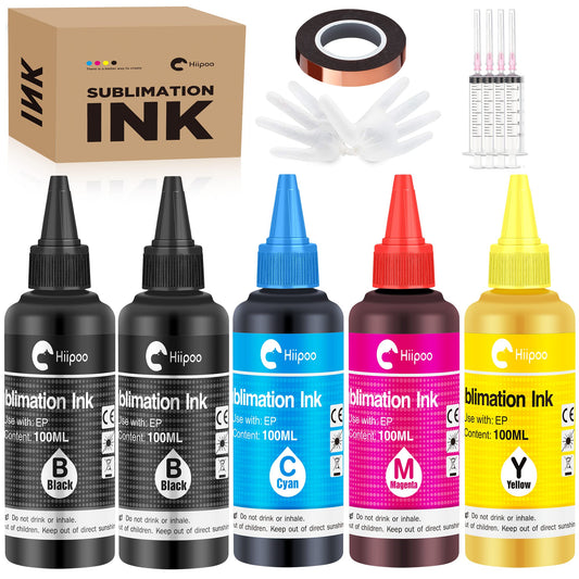500ML Sublimation Ink Refill for ET-2720 ET-2760 ET-2800 ET-2803 ET-2850 ET-4800 ET-15000 ET-3760 ET4700 Inkjet Printer