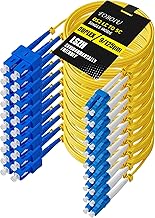10 Pack 2m Single Mode Fiber Patch Cables LC to SC