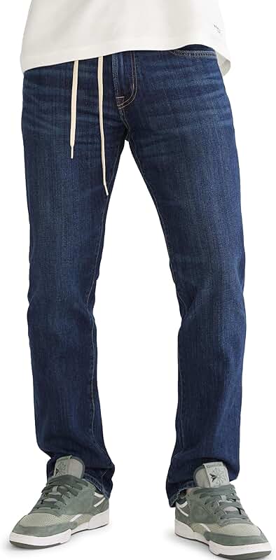 Men's Straight Premium Jeans with Coolmax Technology