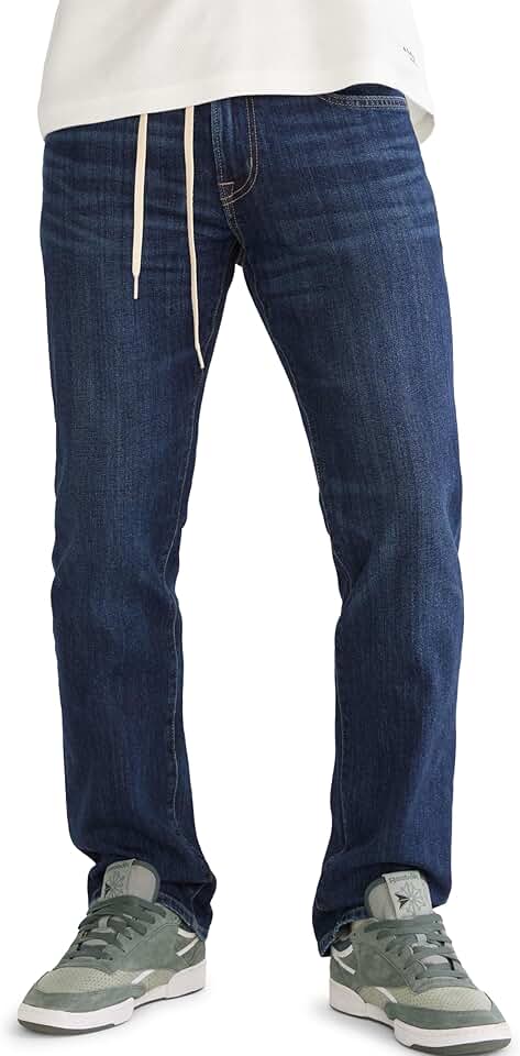 Men's Straight Premium Jeans with Coolmax Technology