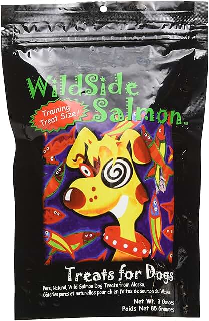Wild Alaskan Freeze Dried Salmon Treats for Dogs, 3 oz (3 Pack)