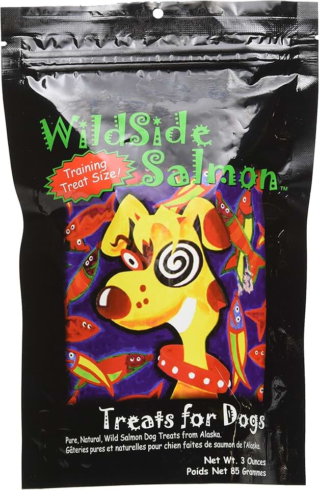 Wild Alaskan Freeze Dried Salmon Treats for Dogs, 3 oz (3 Pack)