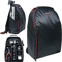 Camera backpack for DSLR and mirrorless gear