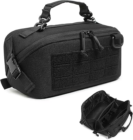 Tactical Toiletry Bag for Men with Wide Opening
