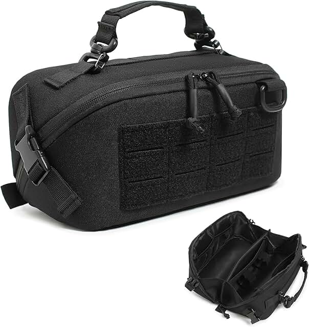 Tactical Toiletry Bag for Men with Wide Opening