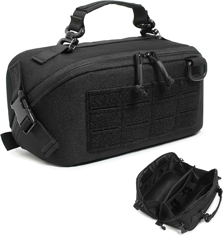 Tactical Toiletry Bag for Men with Wide Opening