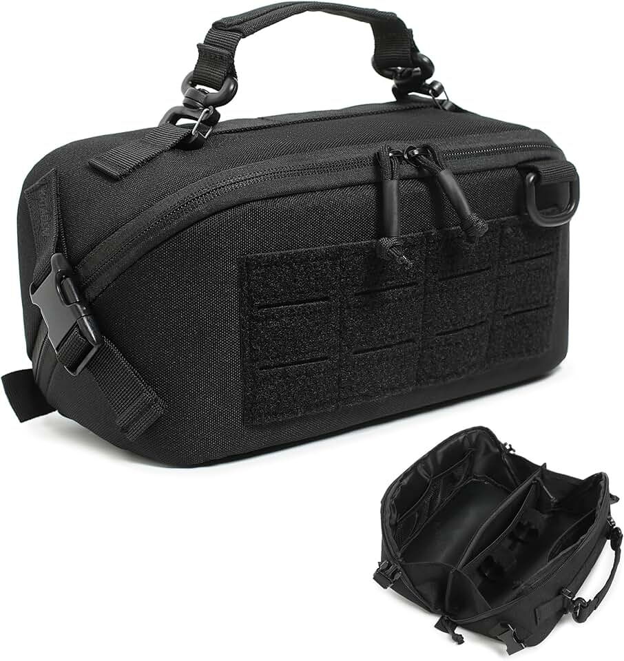 Tactical Toiletry Bag for Men with Wide Opening