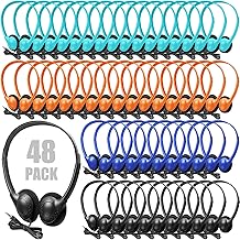48 Wired On-Ear Headphones for Classroom Use