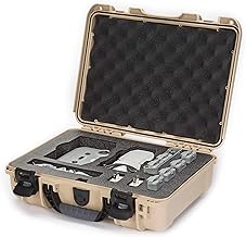 Tan case with foam insert for DJI Mavic Mini 2 Fly More