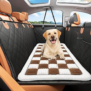 Backseat Dog Bed and Seat Cover for Travel