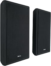 Black 5.25" 240W Home Theater Speakers with Wall Mount