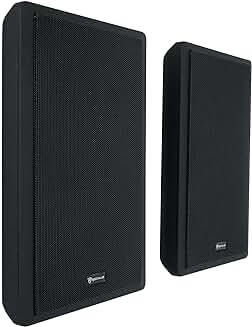 Black 5.25" 240W Home Theater Speakers with Wall Mount