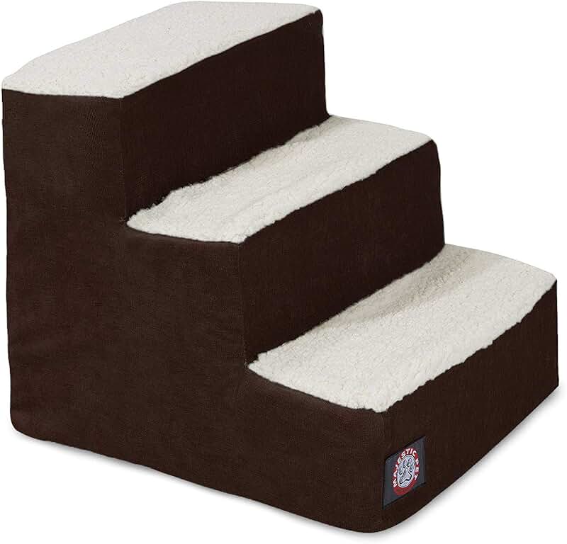 Soft Sherpa Pet Stairs for Dogs and Cats