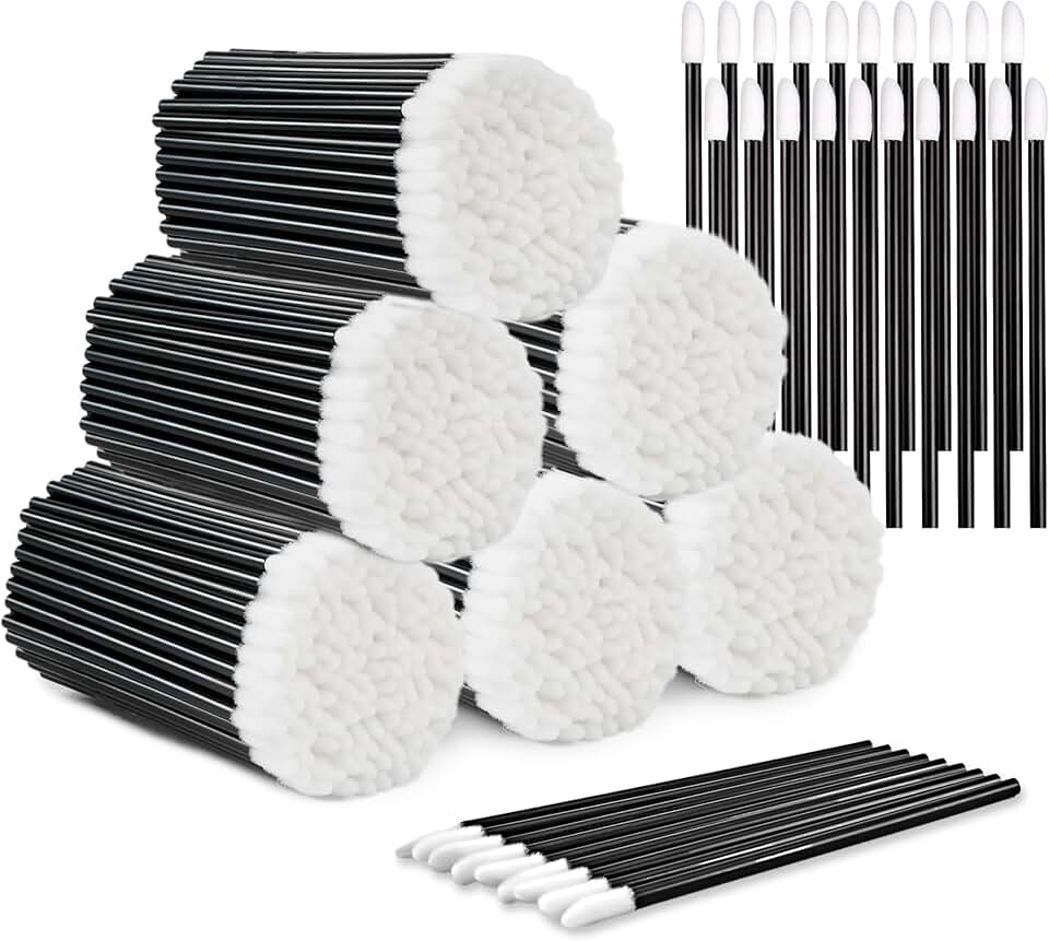 Disposable Lip and Eyelash Applicators, 1800 Pieces