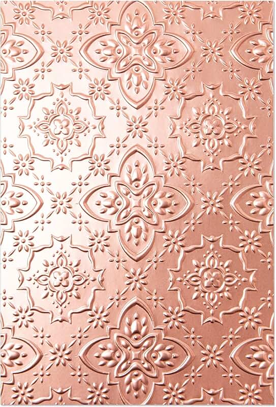 3D Ornamental Textured Embossing Folder